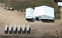 Sky View of TC Trucking Lot